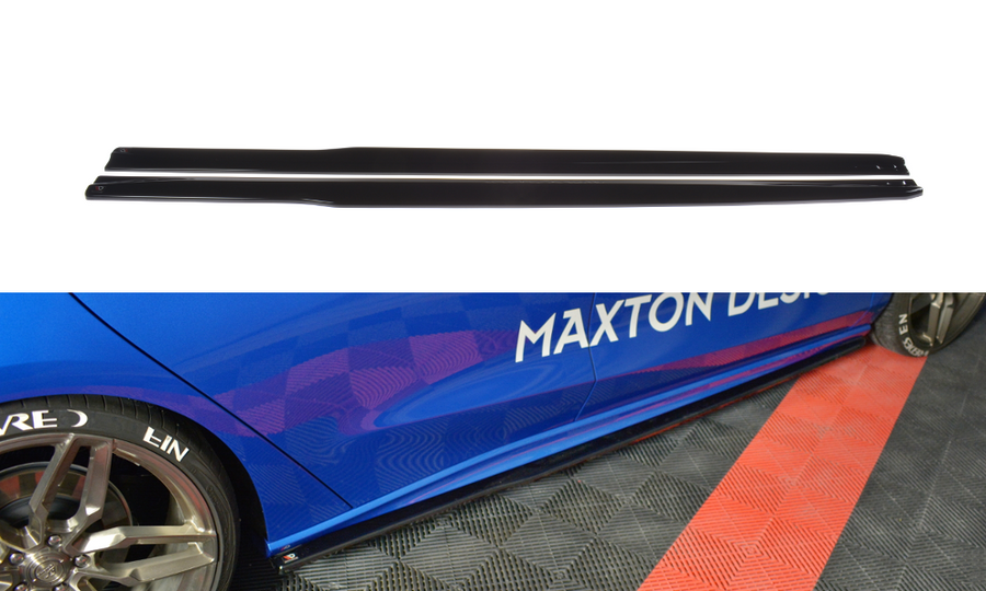 Maxton Design FO-FO-4-STLINE-SD3T Side Skirts Diffusers V.3 Ford Focus ST / ST-Line MK4 | ML Performance UK Car Parts