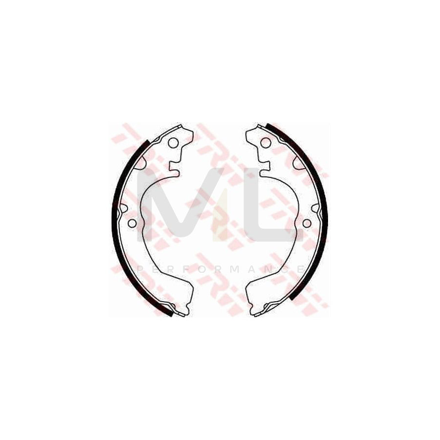 TRW GS8220 Brake Shoe Set for TOYOTA Tercel I Hatchback (L10)