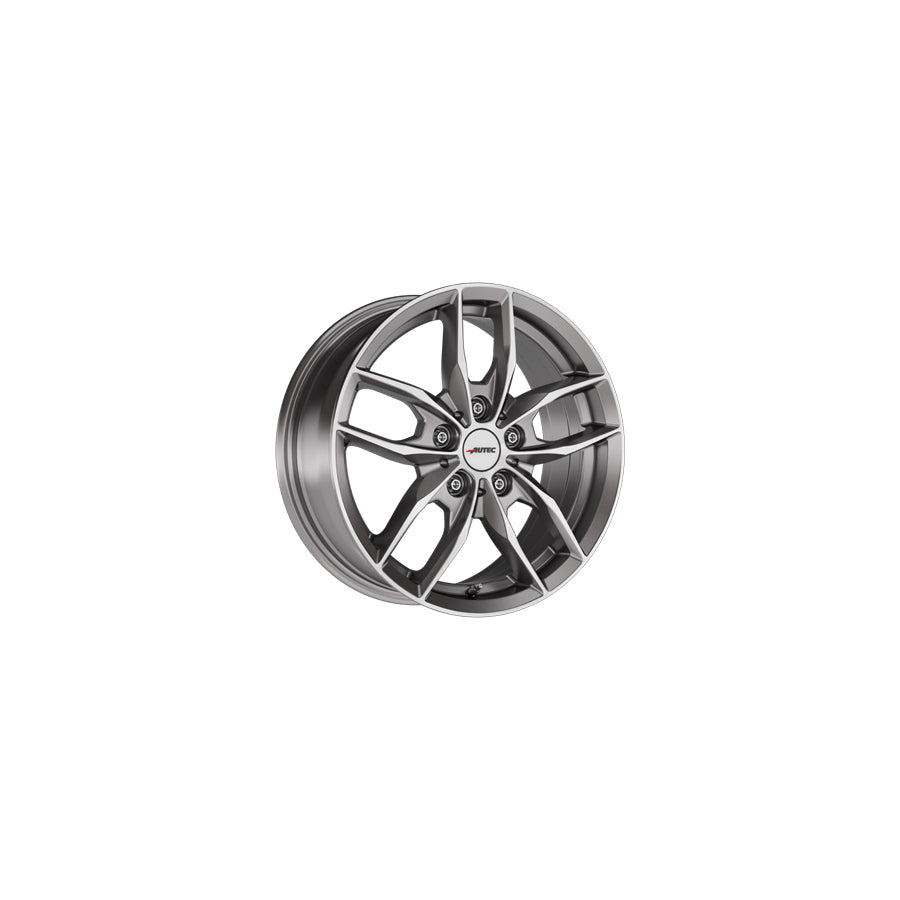 Autec Bavaris 7.5x18 ET25 BV7518255074638 Titanium Silver Polished Wheel