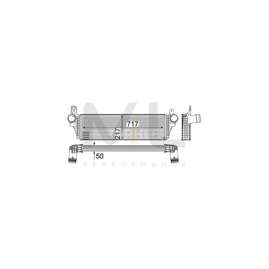 MAHLE ORIGINAL CI 242 000P Intercooler | ML Performance Car Parts