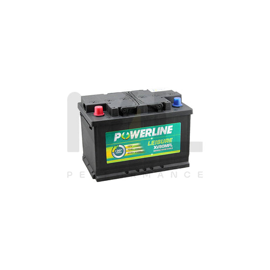 Powerline XV80MFL Leisure Battery 12V (Positive Front Left)