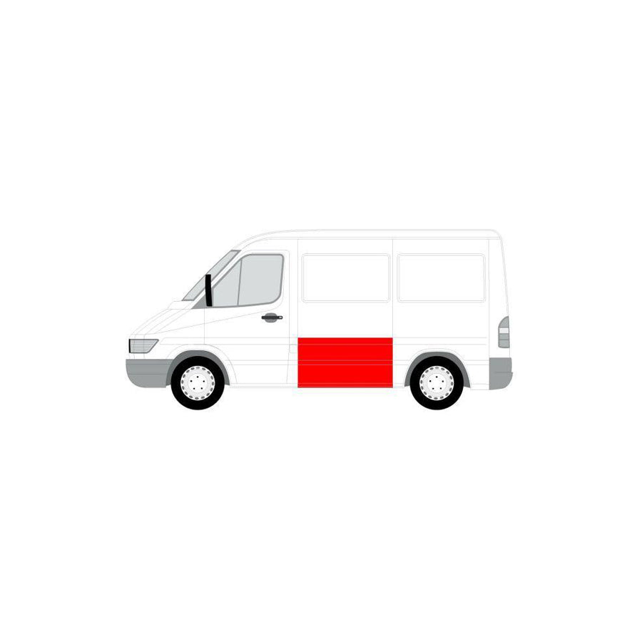 Blic 6601-01-9551801P Repair Panel for VW Touran II (5T1)