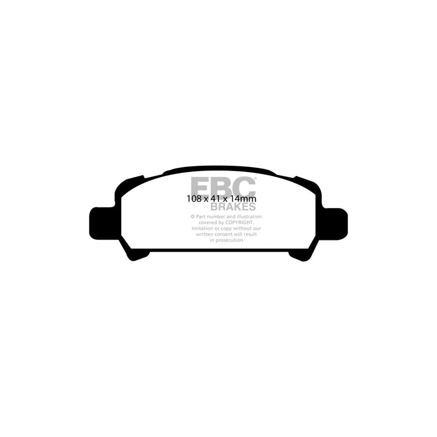 EBC PD15KR150 Subaru Orangestuff Rear Brake Pad & GD Disc Kit (Inc. Forester & Impreza) 2 | ML Performance UK Car Parts
