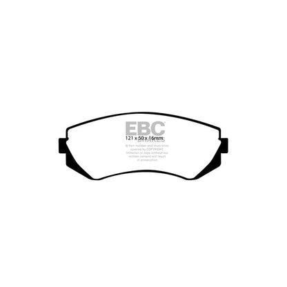 EBC PD40K1348 Nissan Almera Ultimax Pad & Plain Disc Kit 2 | ML Performance UK Car Parts