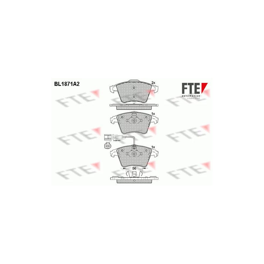 FTE Bl1871A2 Brake Pad Set