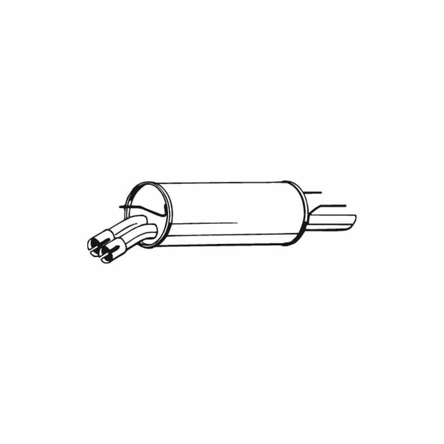 Bosal 185-713 Rear Silencer