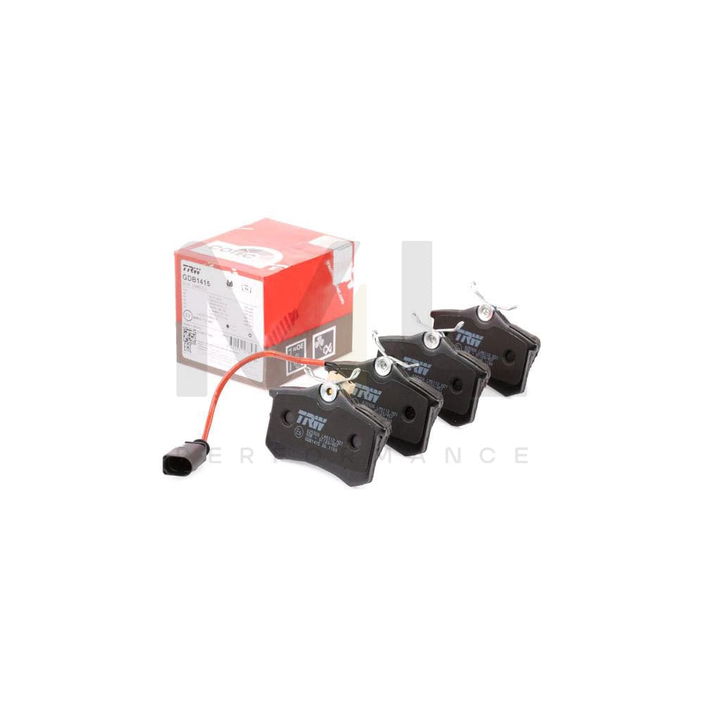 TRW Cotec Gdb1415 Brake Pad Set Incl. Wear Warning Contact