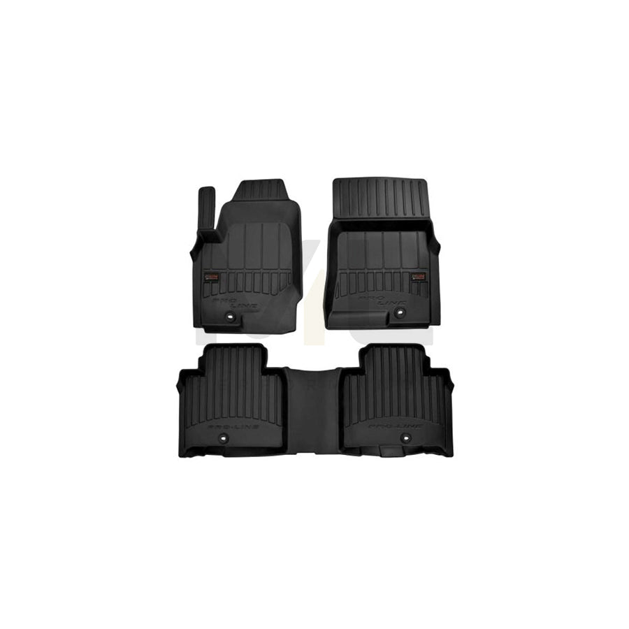 FROGUM Tailored 3D408784 Floor mat set for SSANGYONG Rexton (Y400) Elastomer, Front and Rear, Quantity: 3, Black, (LHD)