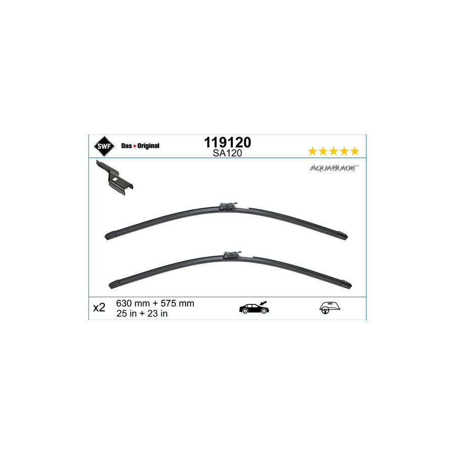 Swf 119120 Wiper Blade Suitable For Mercedes-Benz S-Class