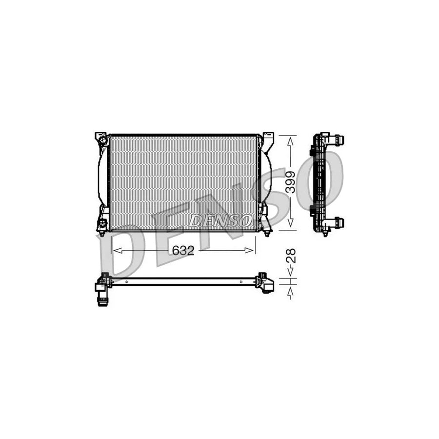 DENSO DRM02033 Engine Radiator
