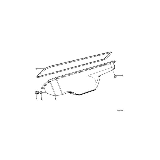 Genuine BMW 11131260791 E12 Oil Pan (Inc. 3.0CSL, 2.5CS & 3.0CSiL)