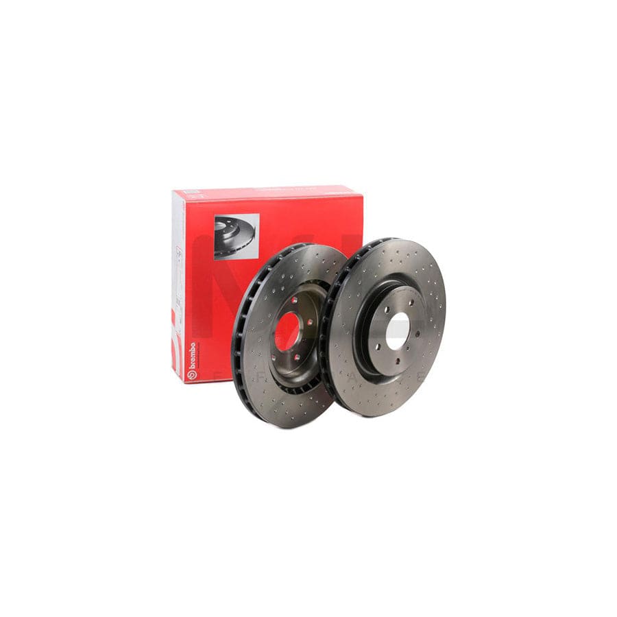 brembo-xtra-line-09-8485-1x-brake-disc-for-nissan-350-z-perforated-vented-coated-high-carbon