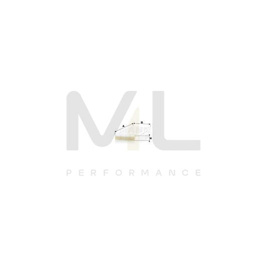 MANN-FILTER CU 3649 Pollen filter for FORD TRANSIT Particulate Filter