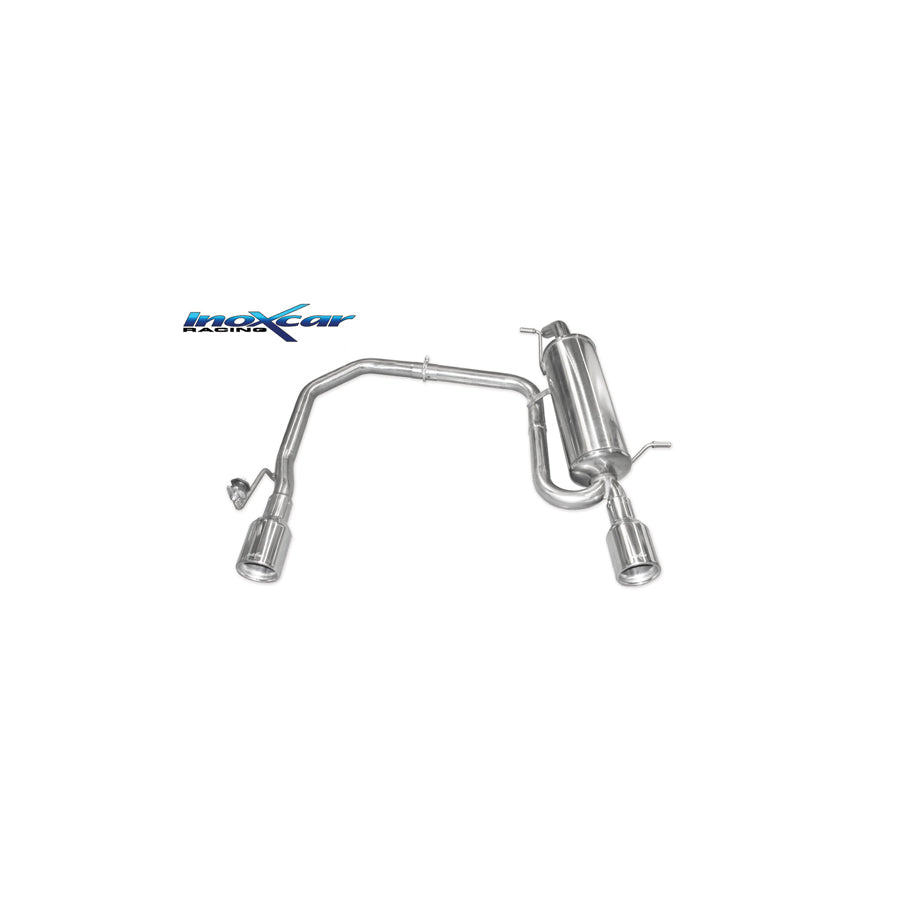 InoXcar TWPE.29.102 Peugeot 208 Duplex Rear Silencer