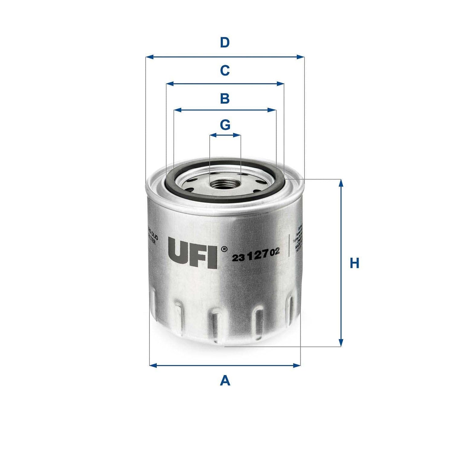 UFI 23.127.02 Oil Filter