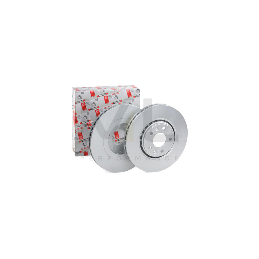 Ferodo Premier DDF1727C Brake Disc Vented, Coated, Without Bolts/Screws  - Pair