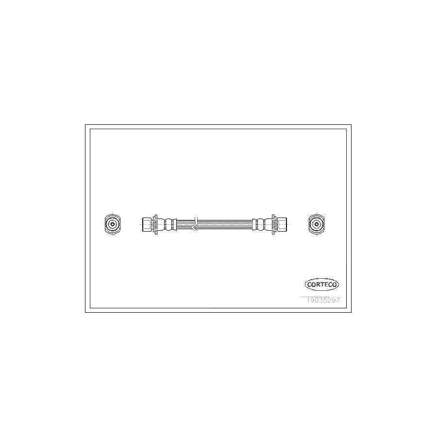 Corteco 19035297 Brake Hose