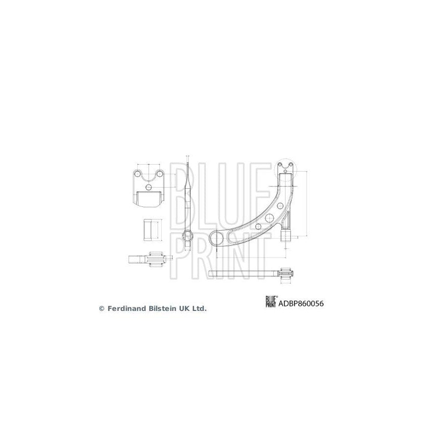 Blue Print Adbp860056 Suspension Arm for Hyundai Accent