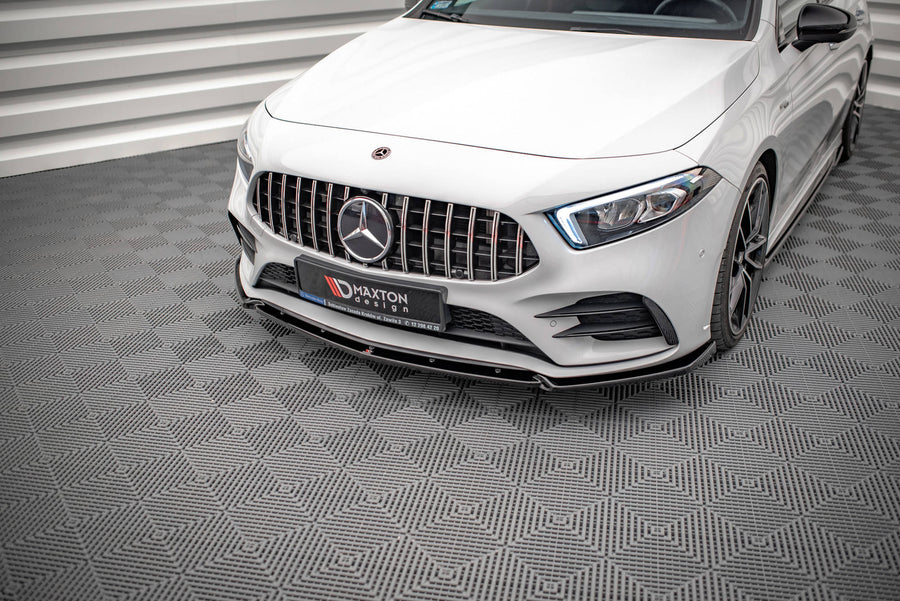 Maxton Design Mercedes Benz A35 AMG / AMG-Line W177 Front Splitter V.4