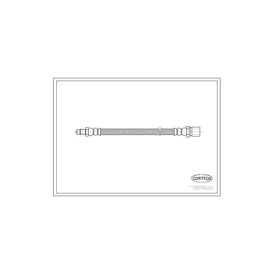Corteco 19018422 Brake Hose