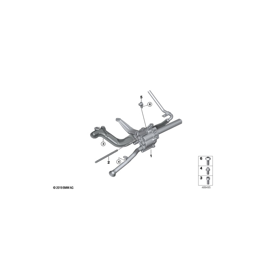 Genuine BMW 11418335879 Cover Lid FOR RETURN LINE (Inc. M235i Racing)