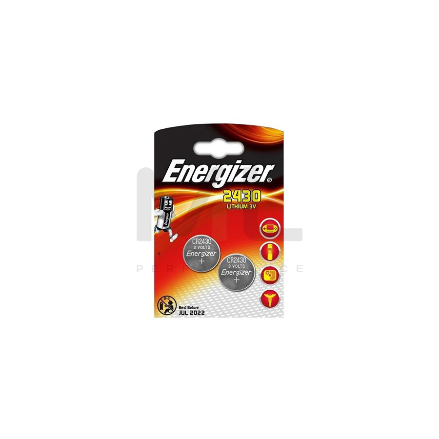 ENERGIZER CR 2430 637991 Button cell battery 3V, 320mAh, 2, Piece