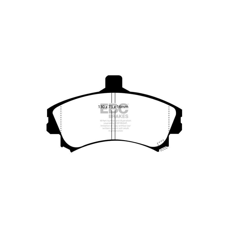 EBC DP1045 Mitsubishi Proton Volvo Ultimax Front Brake Pads - Girling/TRW Caliper 2 | ML Performance UK Car Parts