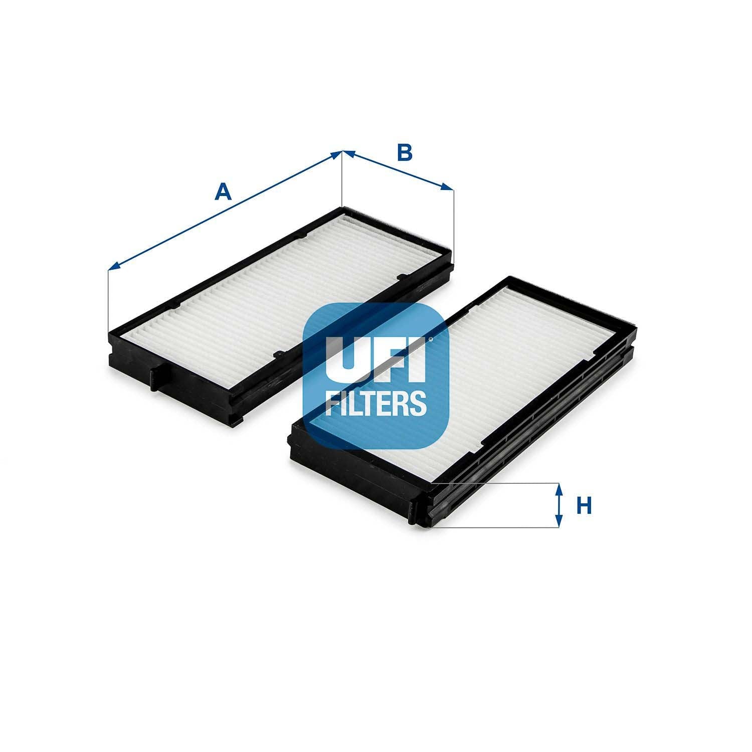 UFI 53.333.00 Pollen Filter For Hyundai Terracan