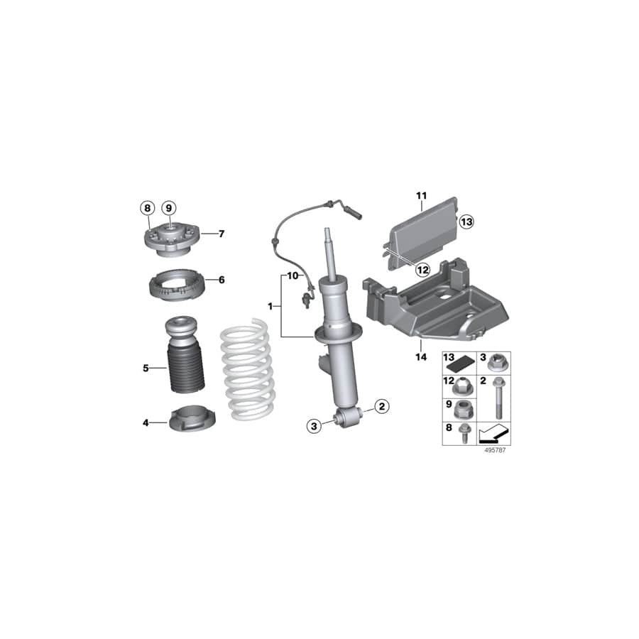 Genuine BMW 37156797030 F25 F26 Adapter Wire For Edc (Inc. X435iX & X3 28i)