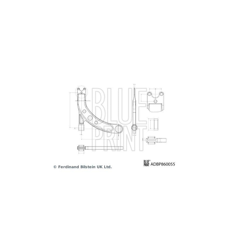 Blue Print Adbp860055 Suspension Arm for Hyundai Accent