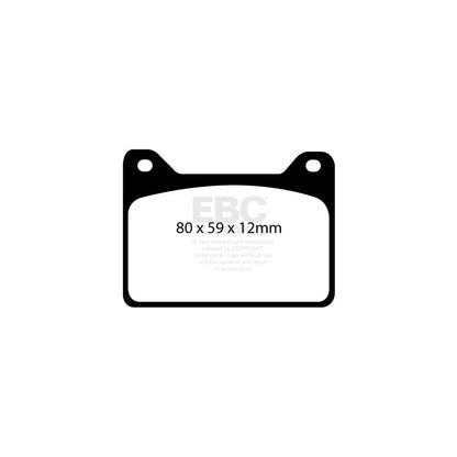 EBC DP8057RPX Wilwood Powerlite Front RP-X Brake Pads 2 | ML Performance UK Car Parts