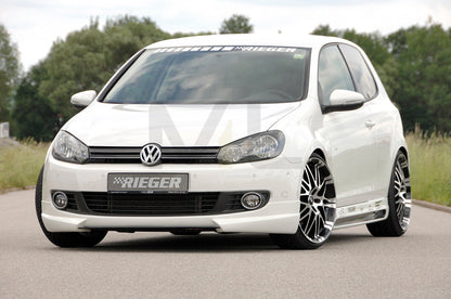 Rieger 00059501 VW Mk6 Golf Front Splitter 3 | ML Performance UK Car Parts