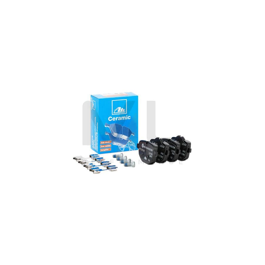ATE Ceramic 13.0470-2760.2 Brake pad set excl. wear warning contact, prepared for wear indicator, with brake caliper screws, with accessories