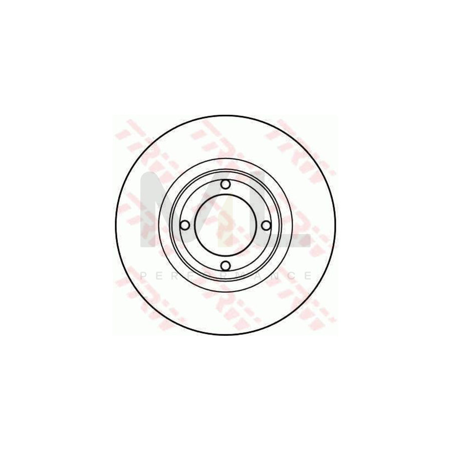 TRW DF2613 Brake Disc Vented  - 1 piece