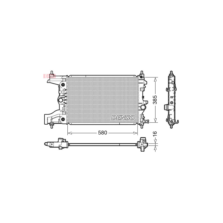 DENSO DRM20005 Engine Radiator