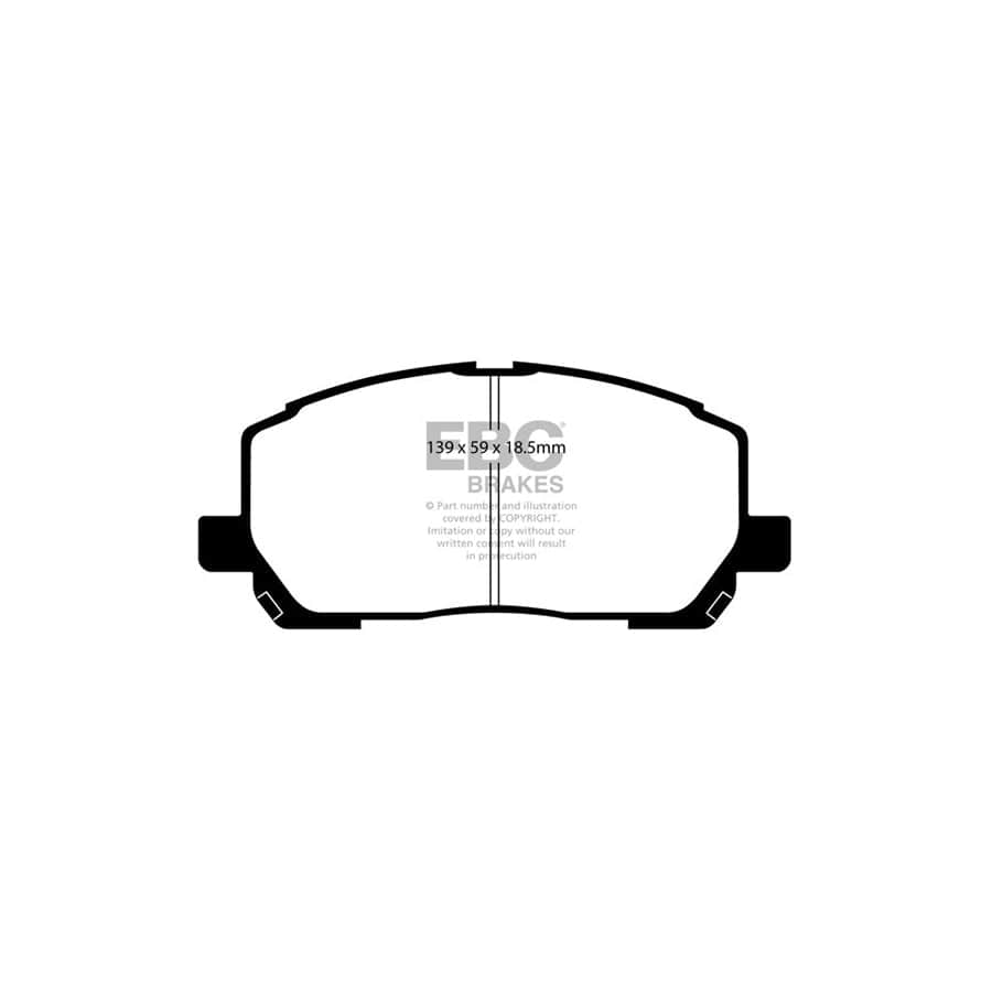 EBC PD40K2157 Toyota Highlander Ultimax Pad & Plain Disc Kit 2 | ML Performance UK Car Parts
