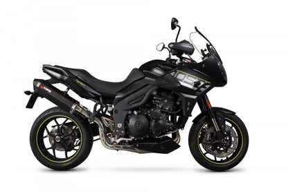 Scorpion RTR78CEO Triumph Tiger 1050 Sport  Serket Parallel Slip-On - Carbon Fibre Sleeve | ML Performance UK UK
