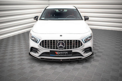 Maxton Design Mercedes Benz A35 AMG / AMG-Line W177 Front Splitter V.4