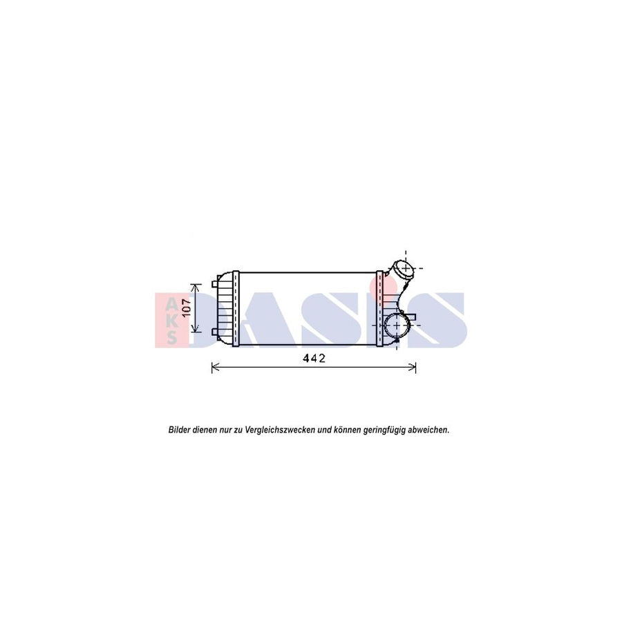 AKS Dasis 097014N Intercooler for Ford C-Max