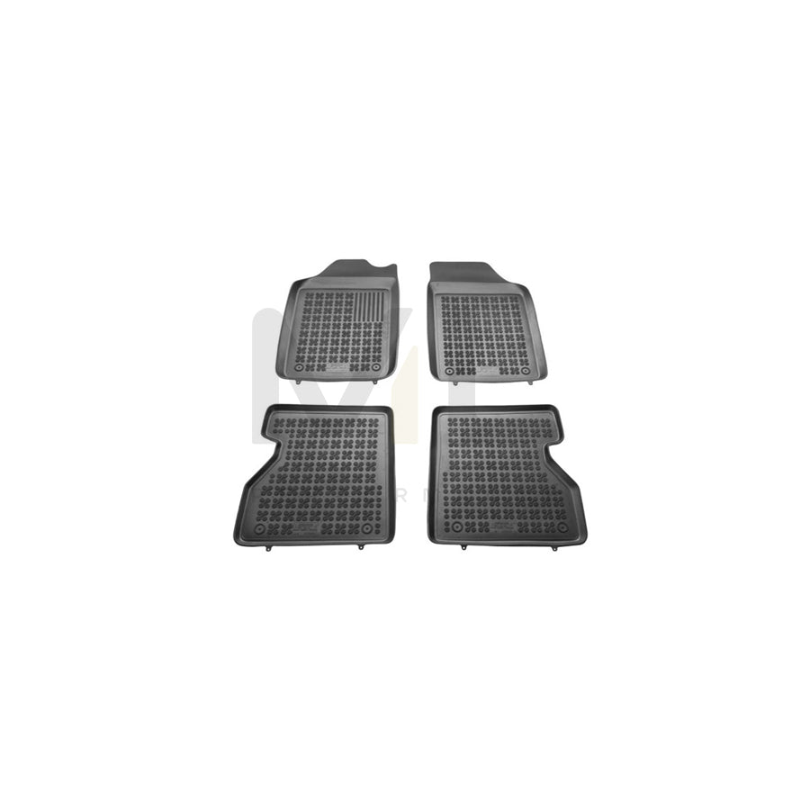 REZAW PLAST Tailored 201913 Floor mat set for RENAULT Kangoo I (KC) Elastomer, Front and Rear, Quantity: 4, Black