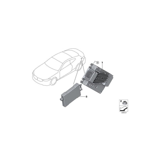 Genuine BMW 65129439044 G14 G29 G07 Receiver Audio Module TV / JAPAN (Inc. M850iX, X5 40iX & X7 50iX)