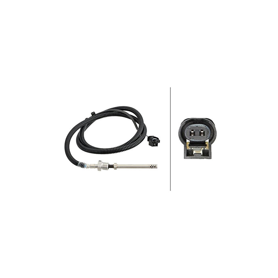 Hella 6PT 358 181-731 Sensor, Exhaust Gas Temperature Suitable For Mercedes-Benz Sprinter