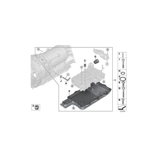 Genuine BMW 24508632190 G30 F15 G01 Repair Kit Selector Rod (Inc. 330e, 740LeX & 530e)
