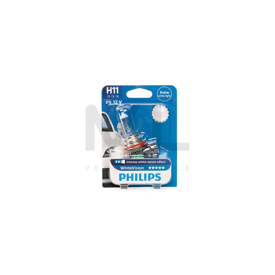 PHILIPS 12362WHVB1 Bulb, spotlight H11 12V 55W PGJ19-2 3700K Halogen