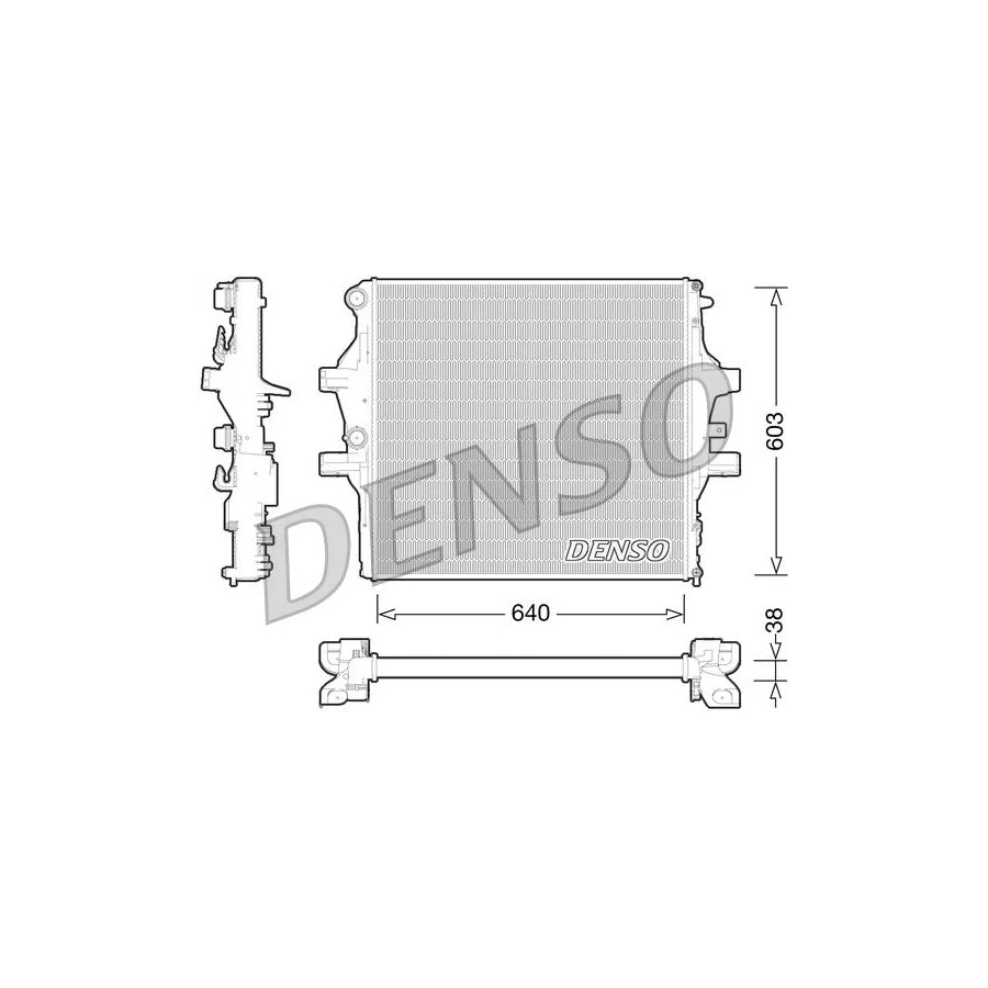 DENSO DRM12009 Engine Radiator for Iveco Daily