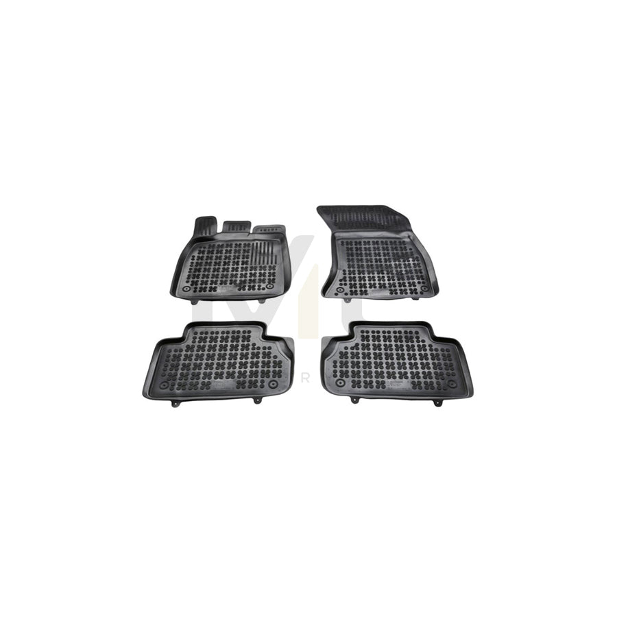 REZAW PLAST 200413 Floor mat set for VOLVO XC90 II (256) Elastomer, Front and Rear, Black