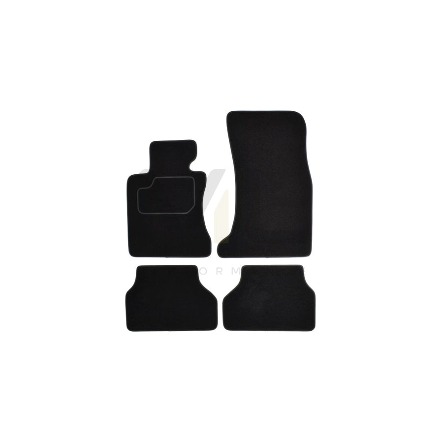 MAMMOOTH Tailored A041 BM160 PRM 01 Floor mat set for BMW 5 Saloon (E60) Textile, Front and Rear, Quantity: 4, Black