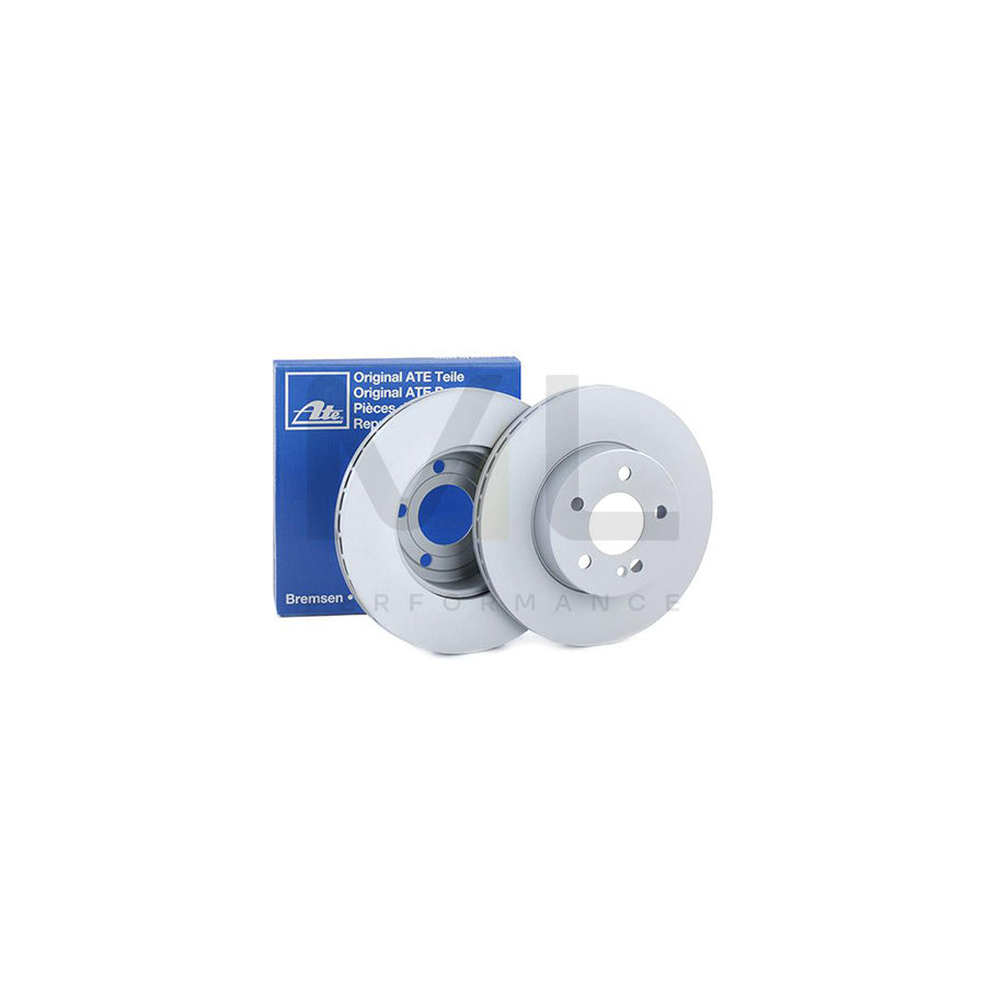 ATE 24.0124-0300.1 Brake Disc suitable for MERCEDES-BENZ C-Class Vented, Coated, High-carbon, with bolts/screws  - 1 piece