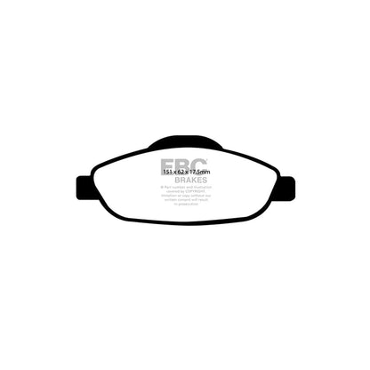 EBC PD06KF500 Peugeot 308 SW Greenstuff Front Brake Pad & USR Disc Kit - Girling/TRW Caliper 2 | ML Performance UK Car Parts