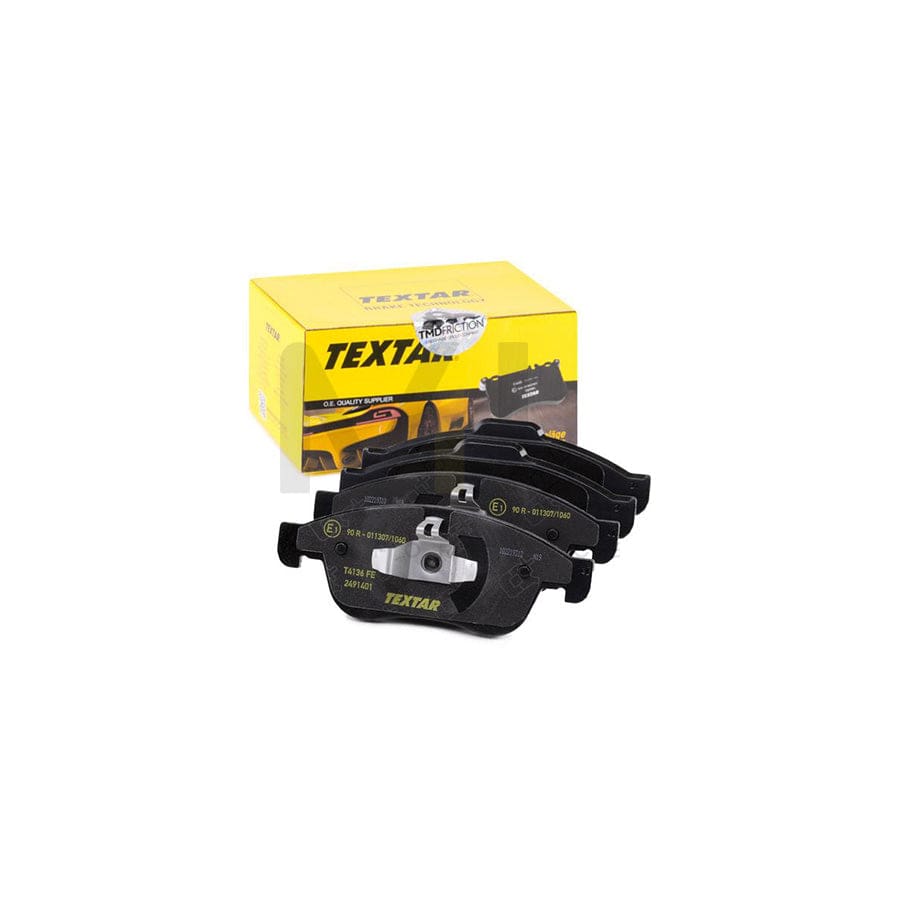 TEXTAR 2491401 Brake pad set not prepared for wear indicator